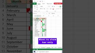 How to Add Colored Databar in Excel? #shorts