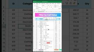 😳 Filter By Selected Cell's Value Explained #excel #exceltips #exceltutorial #filter