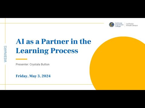 Artificial Intelligence (AI) as a Partner in the Learning Process