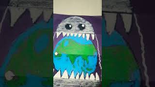 #scaryart #5yearkidart #artist #monsterart #monstermoonart