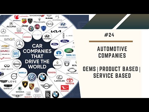 Automotive  || OEMS || Product Based Companies || Service Based Companies