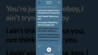 Game boy-katseye #lyrics #spotify #katseye #newkpop