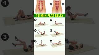 15 minute flat belly exercise #shorts #fithealthy #shotyoutube
