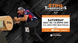 STIHL TIMBERSPORTS® 2025 U.S. MEN’S PRO SEMI-FINALS (POOL C)