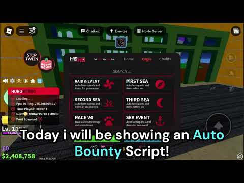 [❄️YETI UPDATE] Blox Fruits Script | Fast Auto Bounty, Draco V4, Candy Farm (HoHo Hub)