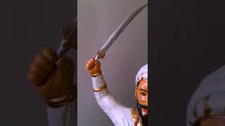 chatrapati shivaji maharaj sculpture painting process
