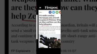 UK to send Starstreak Laser Guided Missiles to boost Ukraine’s air defences,#uk #shorts