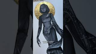 have you worked with gold leaf before? #artist #fantasyart #goldleafing #fantasyartwork