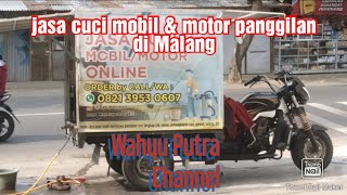 Jasa Cuci Mobil dan Motor Panggilan di Malang