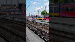 NMBS/SNCB Class 28 (HLE 28)  2802 arriving at Brussel Noord Station on 24/6/15 #shorts