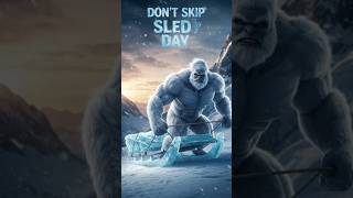 Don’t Skip Sled Day ❄️💪 | #DailyBrotivation Ep.2 #coldtruth #disciplineovermotivation #motivation