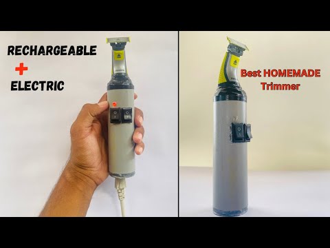 How I Restored a Damaged Trimmer to a New Homemade trimmer | Rechargeable + Electric ⚡️