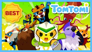 Tomtomi's Hero Tunes💪 | Let's sing and save the day! | Rangers Song | Animal Song | TOMTOMI