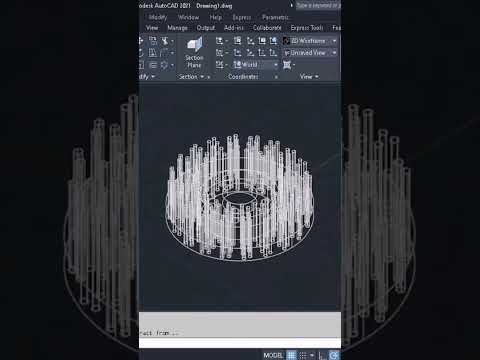 Autocad 3D - Brake Disk timelaps