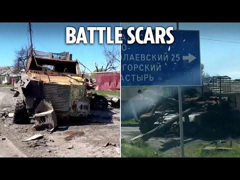 Russian military armaments devastated by Ukraine blitz in Kursk offensive