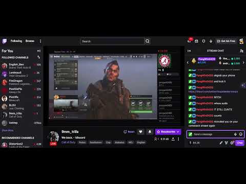 Trilla gets rickrolled AGAIN (2023) on his second comeback stream