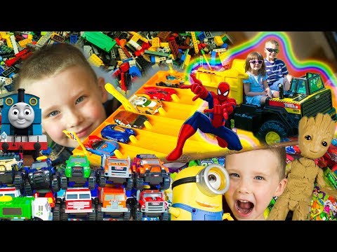 Best Surprise Toys for Boys Memories Hot Wheels Cars Trains LEGO | Kinder Playtime It's a Toy Party!