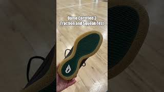 Adidas Dame Certified 3 Traction and Squeak Test #dame #adidasbasketball