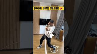 Boxing: Home training 🥊 #boxing #boxer #mma #usa #muaythai #kickboxing