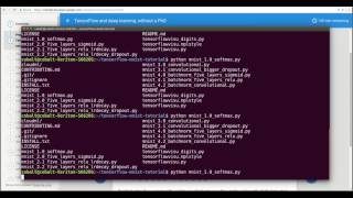 [ML101] Tensorflow MNIST Codelab 1 (Python2)