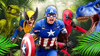 Jurassic World VS The Avengers!