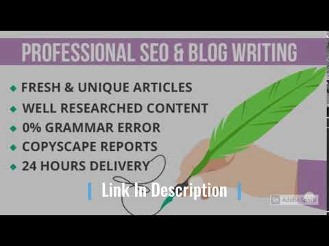 Get a  normal or SEO optimized blog post
