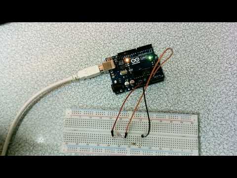 Photoresistor simple circuit and blinking an LED with arduino