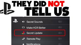 What's going on? Secret PS5 Update!