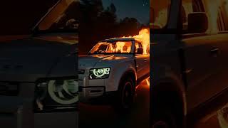 Ghost Rider Driving Defender  #shortsfeed