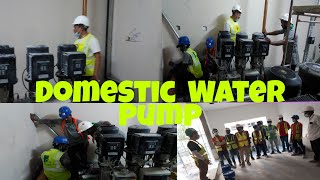 Vlog|| DOMESTIC PUMP  ROOM (WATER SUPPLY) || MEP Work @ Building Site || #pinoyvloggers