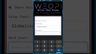 weopi.com #WeopiAI #weoptimizeintelligence #assignmentassistance #AIforStudents #FreeAi #essayhelp