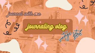 Journal vlog ✨📒🖋️/ How to make working art for journal/ DIY easy and creative journaling therapy ✍️