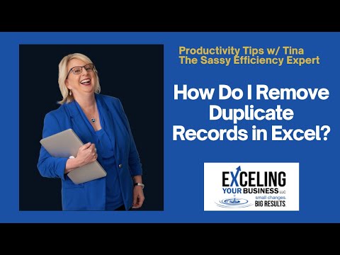How Do I Remove Duplicate Records in Excel