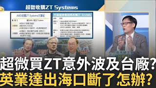 超微買ZT斷了英業達的出海口? 這場AI大戰能化險為夷嗎? 輝達超微AI大戰變情報戰? AMD買ZT"老黃"秘密郵件要封殺?｜王志郁 主持｜20240829｜Catch大錢潮 feat.呂國禎