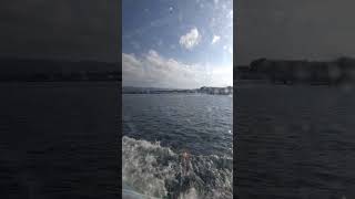 【海・船】佐渡汽船　佐渡 両津港　出発01　ジェットフォイル　新潟行　Jet Foil　Sado Steam Ship　ryotsu port 佐渡金山　世界遺産　Departure　フェリー　日本海