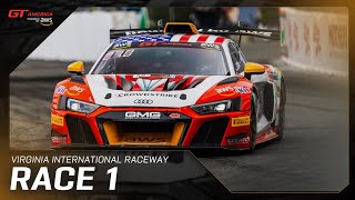 LIVE | Race 1 | VIRginia International Raceway | GT America powered by AWS 2025