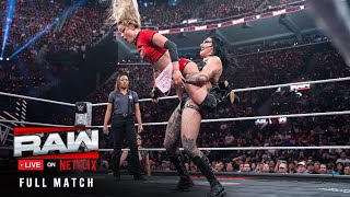 FULL MATCH: Liv Morgan vs. Rhea Ripley | Women’s World Title Match: Raw on Netlflix premiere