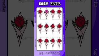 🌹Spot The Odd Rose #emoji #rose 💕#roseday Spl ❤️#shorts #quiz #puzzle #riddles #fyp