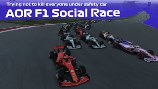 Trying to Not Kill Everyone Under Safety Car | AOR F1 Social Race