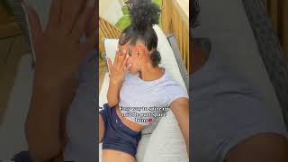 Easy way to spice up middle part space buns #oqhair #shorts #spacebuns #hairhacks