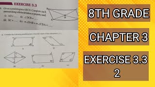 Understanding Quadrilaterals Exercise 3.3| NCERT Syllabus | Grade VIII | Chapter 3 | BOARDMARKS