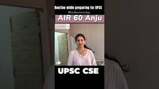 Routine while preparing for UPSC ? #upsc #cse #ias #motivation #study