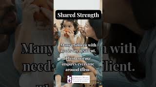 Shared Strength #specialneedsadoption #specialneedsparenting
