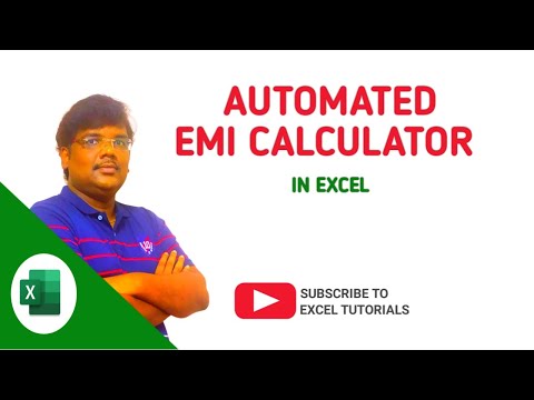 EN | How to prepare EMI statement in excel |EXCEL TUTORIALS | #msexcel #exceltips #excel