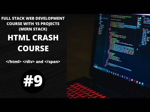 html div and span tag || full stack web development course || mern stack || lecture 9