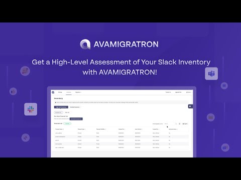 Maximize your Slack Workspace Insights with AVAMIGRATRON's High-Level Assessment