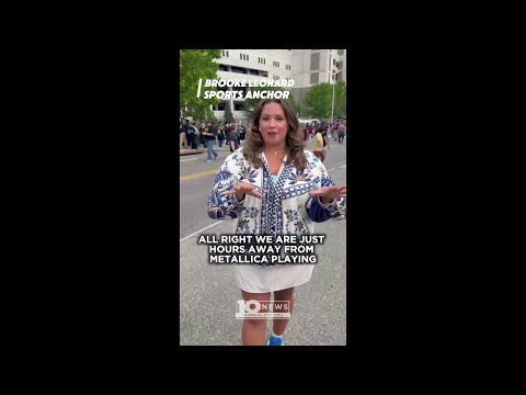 Brooke is live at Lane Stadium, bringing you the latest tonight on the Metallica Concert!