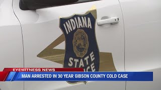 Man arrested in 30 year Gibson County cold case