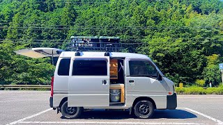 【九州一周】DIYした小さな軽バンで1ヶ月間車中泊しながら旅をしました