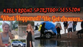 Kiely Rodni Spirit Box Session | What Really Happened In Her Own Words